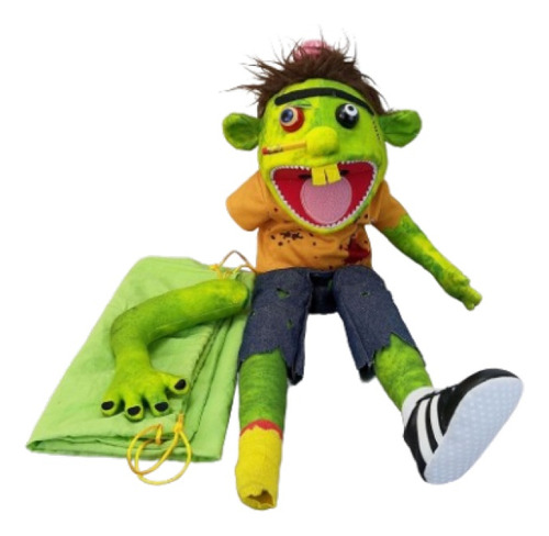 Funny Boy Zombie Jeff Marioneta De Mano Peluche 55cm