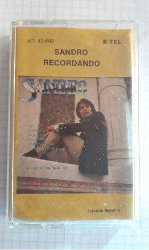 Cassette De  Sandro Recordando