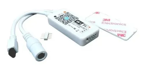 Controladora Rgb Wifi Para Tira Led Control Rf Google Alexa