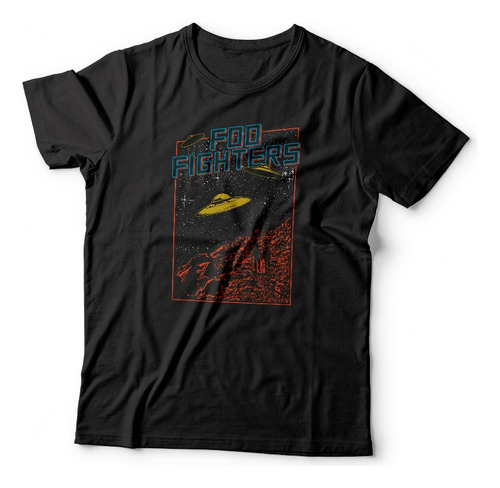 Remera Foo Fighters- Ufo- Música - Unisex