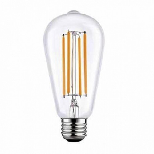 Lampara Filamento De Led Vintage Pera E27 8w Luz Cálida