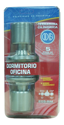 Imagen 7 de 7 de Cerradura Cilíndrica Odis 205 Dormitorio - Linea 205