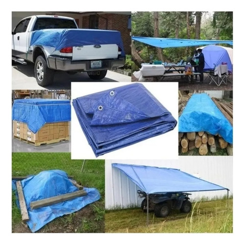 Lona Carpa Multiusos Impermeable Carga 6x8 Metros