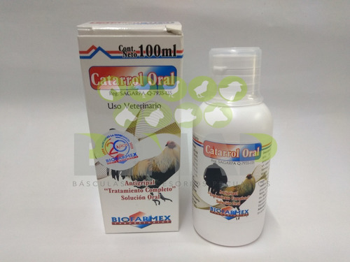 2 Alimento Catarrol O-r-a-l 100ml Aves Gallos Gallina Pollos