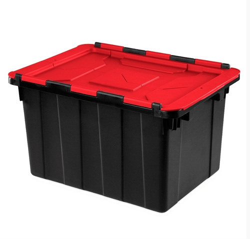 Caja Uso Rudo De Plástico 45.4 L Negro