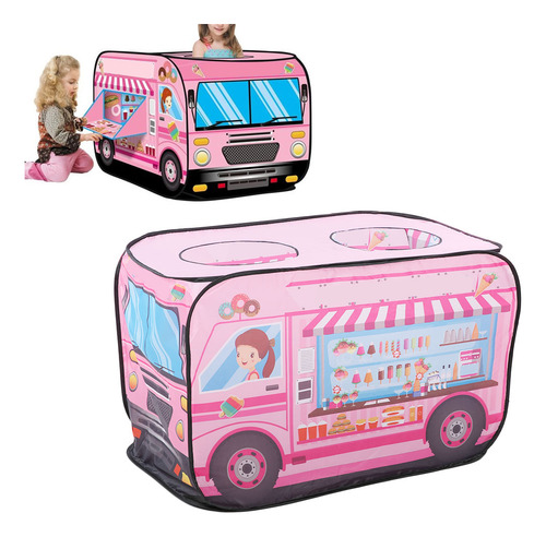 Tienda De Juegos Para Niños, Camión De Helados, Autobús Poli