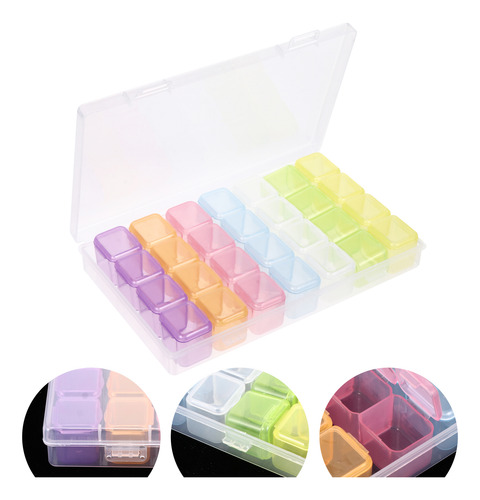 Desk Topper Manicure, 28 Cuadrículas, Con Forma De Diamante,
