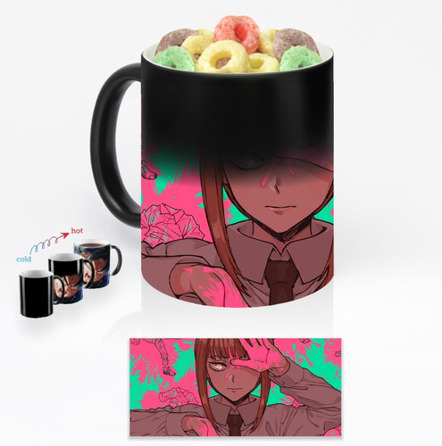 Taza Magica Makima Chainsaw Man Anime Personalizada