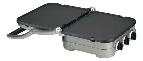 Asador eléctrico Cuisinart Gr-4np1 110V silver with silver/black dials