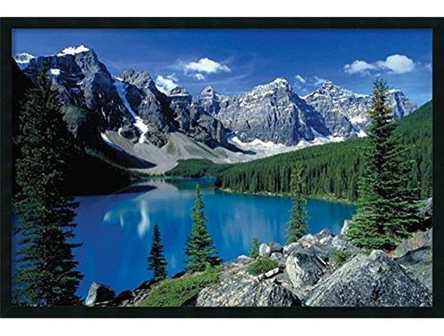 Lamina Enmarcada Moraine Lake Banff Tamao Exterior 37 X 2