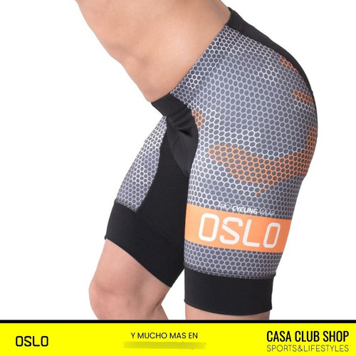 Calza Ciclismo Oslo Color Badana 3d Anatómica Hombre