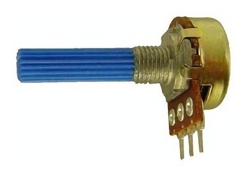 Potenciometro Mono 50k Log - Eje Plastico - 1ra Calidad