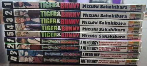 Coleção Mangá Completa - Tiger & Bunny + Anthology - 1 A 5 + 1 A 4