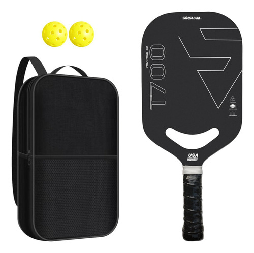 Raqueta Pickleball Fibra Carbono, Ligera, 13,5