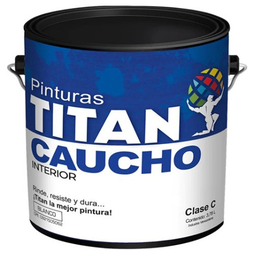 Pintura De Caucho Manpica Titan Interiores/exteriores Varios