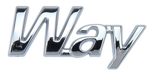 Emblema Way - Fiat Uno Way 2009 A 2013 C/ Detalhe