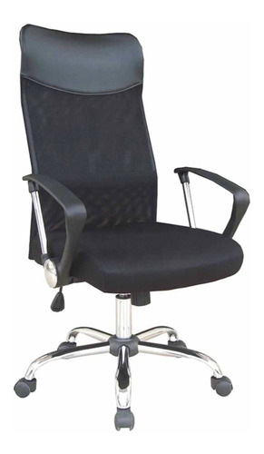 Silla Ejecutiva Modelo Erick New Con Cabecero, Base Cromada