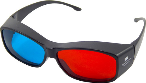 Óculos 3d Ultra Resistente Red Cyan Ótima Qualidade