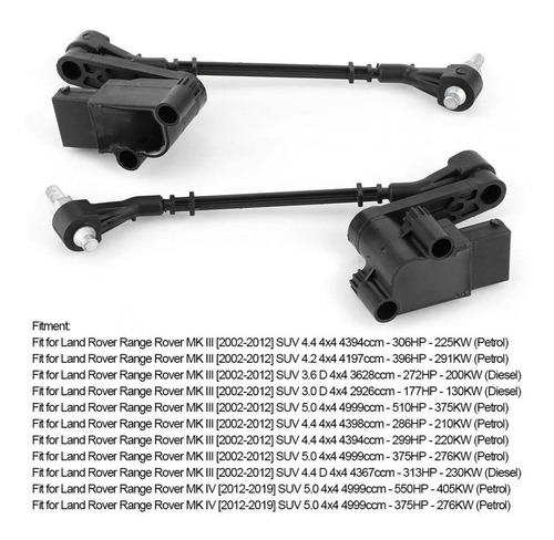 Imagen 6 de 8 de Qh 500431 Par De Sensor De Altura De Suspensión Neumática De