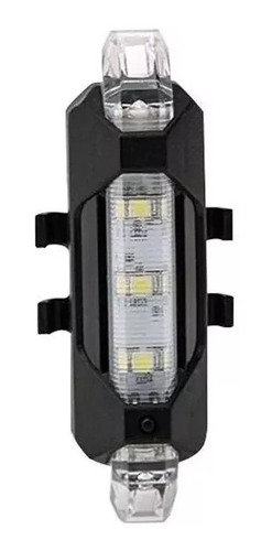 Imagen 2 de 10 de Luces Para Bicicleta Led Recargable Usb Delantera Pack X 10u