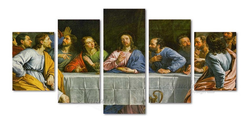 Quadro Decorativo Santa Ceia - Religioso - Jesus