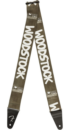 Correia Para Guitarra Fender Woodstock Original Nova