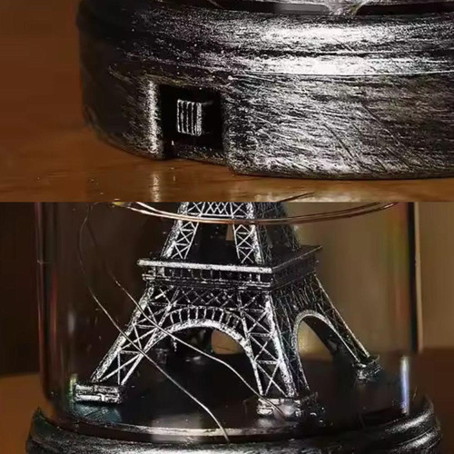 Luminaria Torre Eiffel Abajur Led Paris Miniatura Romantico