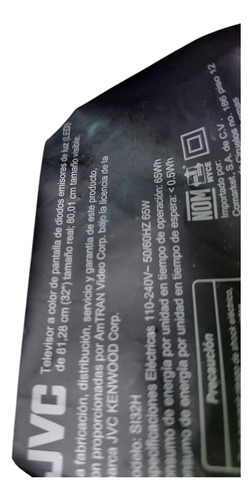 Tarjeta Main Para Tv Jjvc Si32h (Usado)