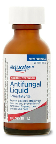 Equate Liquido Antimicótico De Maxima Potencia Al 1% 30 Ml