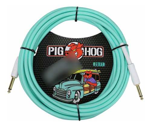 Pig Hog Pch20sg Cable De Instrumentos Para Guitarra (1/4  A 