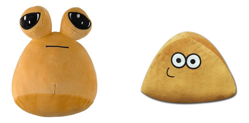 Peluche Pou Triste - Mascota Virtual Color Beige