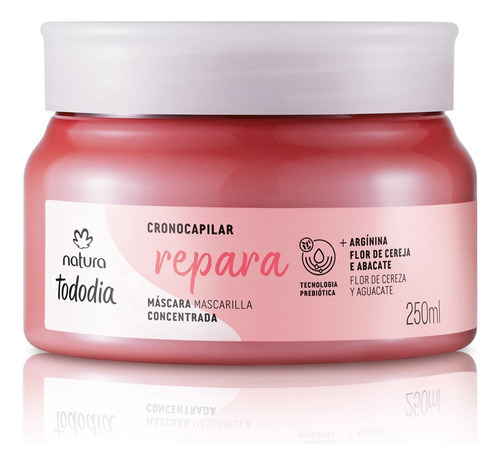 Máscara Reparación Flor De Cereza Y Aguacate Tododía 250 Ml