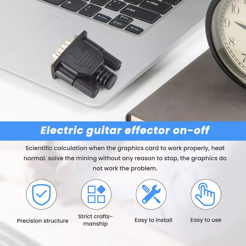 Adaptador De Pantalla Vga Male Dummy Plug Edid Headless Emul