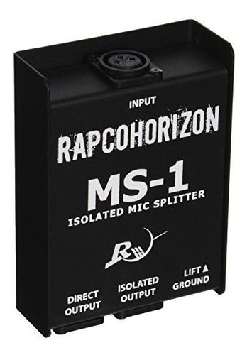 Procesador De Señal Divisor De Micrófono Rapco Horizon Ms-1