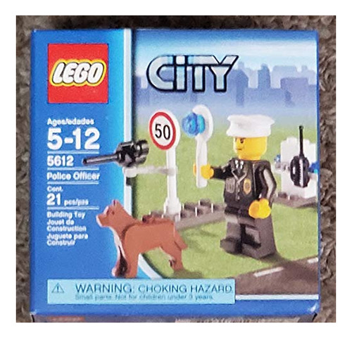 Minifigura Exclusiva De Oficial De Policía De Lego City Set