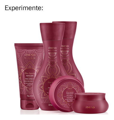 Shampoo 300ml Amend Millenar Óleos Egípcios