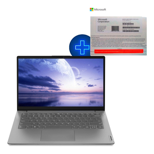 Imagen 1 de 5 de Portátil Lenovo V14 Itl 14 Core I5 8gb Ssd 512gb + W10pro
