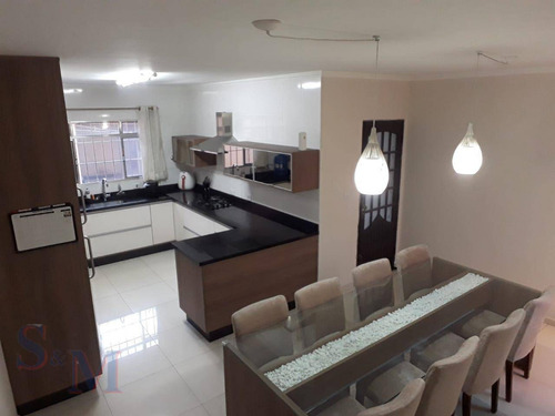 Imagem 4 de 12 de Sobrado Com 3 Dormitórios À Venda, 196 M² Por R$ 680.000,00 - Parque Novo Oratório - Santo André/sp - So0456