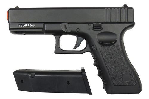 Arminha Metal Airsoft Mola Pt92 + Vigor V20 + 02 Pote Bbs