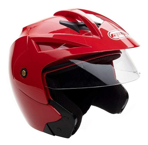 Casco Mmg Modelo 20  De Motocicleta Con Cara Abierta Dot Csc