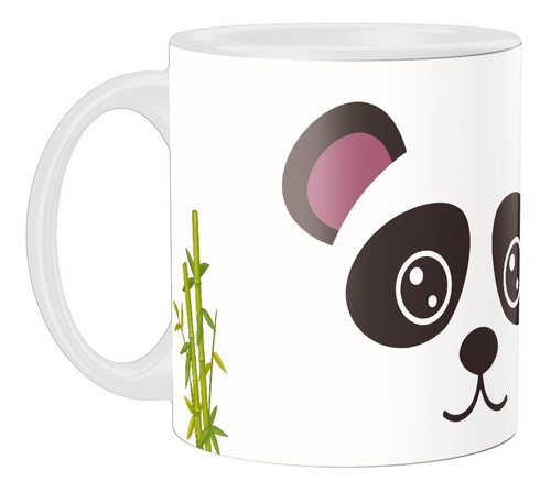 Caneca Personalizada Panda - Animais - Em Cerâmica - 325ml