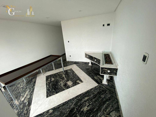 Imagem 19 de 30 de Cobertura À Venda, 621 M² Por R$ 5.000.000,00 - Tupi - Praia Grande/sp - Co0061