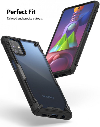 Imagen 3 de 6 de Funda Galaxy M51 Ringke Fusion X 100% Original Rigida