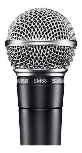 Micrófono Shure Sm Sm58 Gris Oscuro Color Gris oscuro/Plateado