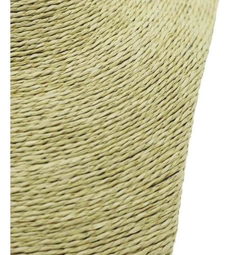 Busto De Mdf Revestido Em Sisal 27 X 20 Cm