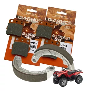 Lona Do Freio E Pastilha Honda Fourtrax Trx 420 4x4 Oferta