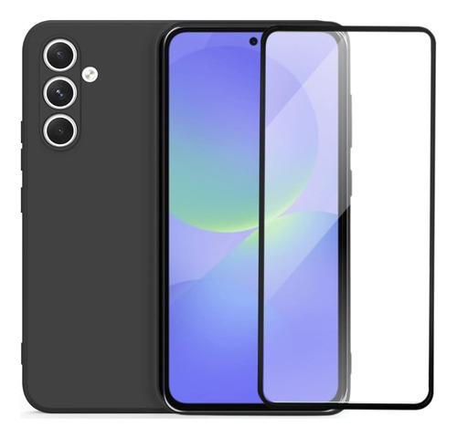 Capa Capinha Aveludada + Pelicula 3d P/ Samsung A36
