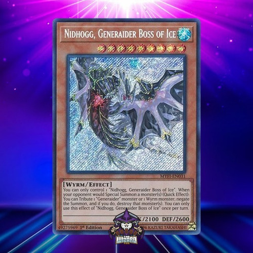 Yugioh- Nidhogg, Generaider Boss Of Ice - Myfi-en031 - Secre