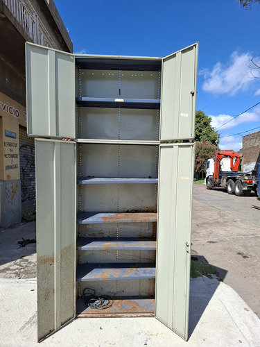 Estantería Armario Con Puertas Beige (Usado)
