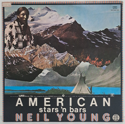 Lp Neil Young - American Stars 'n Bars (1977) Com Encarte (Usado)